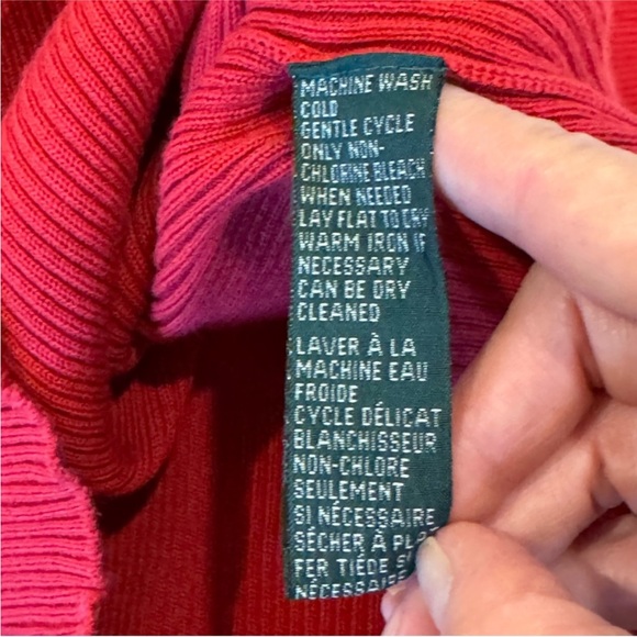 Ralph Lauren 90s Ribbed V-Neck Sweater - Picture 5 of 15